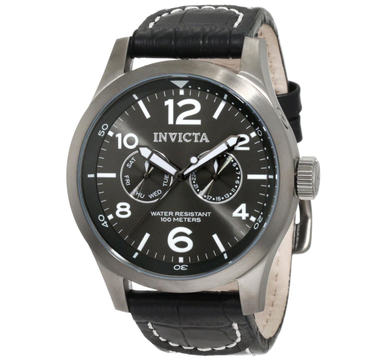 Invicta Men's 10492 I-Force Quartz Multifunction Charcoal Dial Watch