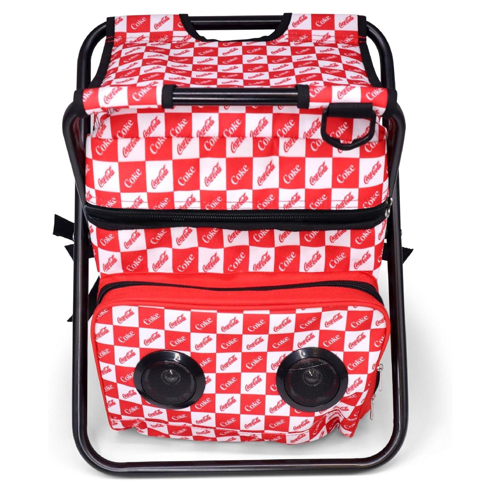 Diet Coke Cooler Backpack Folding Chair Bluetooth Speaker