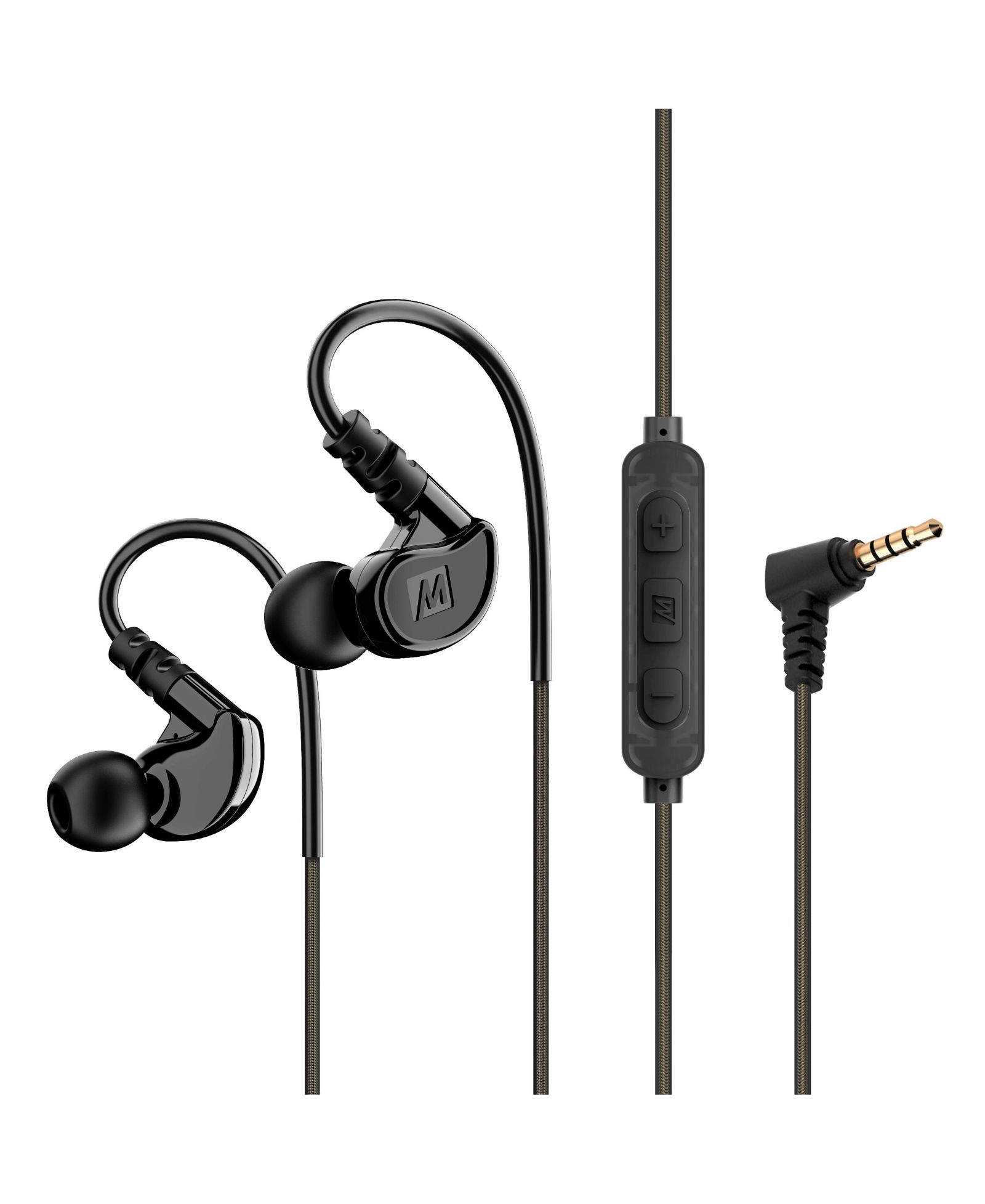 Внутриканальные спортивные наушники MEE audio M6 с Memory Wire и гарнитурой (3.5mm Plug)