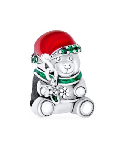 Bling Jewelry шарм медвежонок из серебра.925