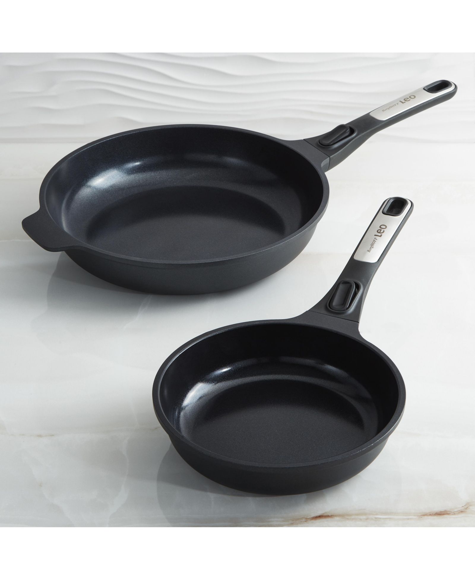 BergHOFF Leo Phantom 2pc Nonstick Ceramic Fry Pan Set