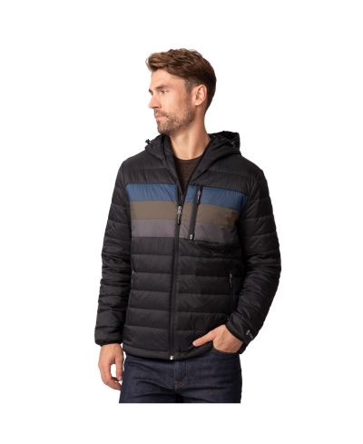 Мужская утепленная куртка-пуффер Free Country Tri-Color Hooded