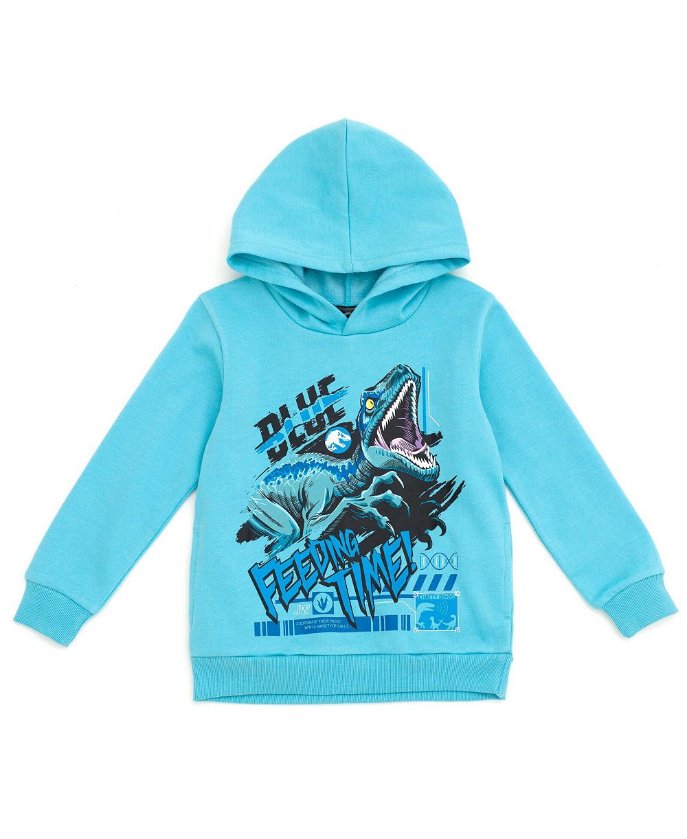 Мужское худи Jurassic Park Toddler Boys Jurassic World Dinosaur T-Rex Fleece Pullover Hoodie