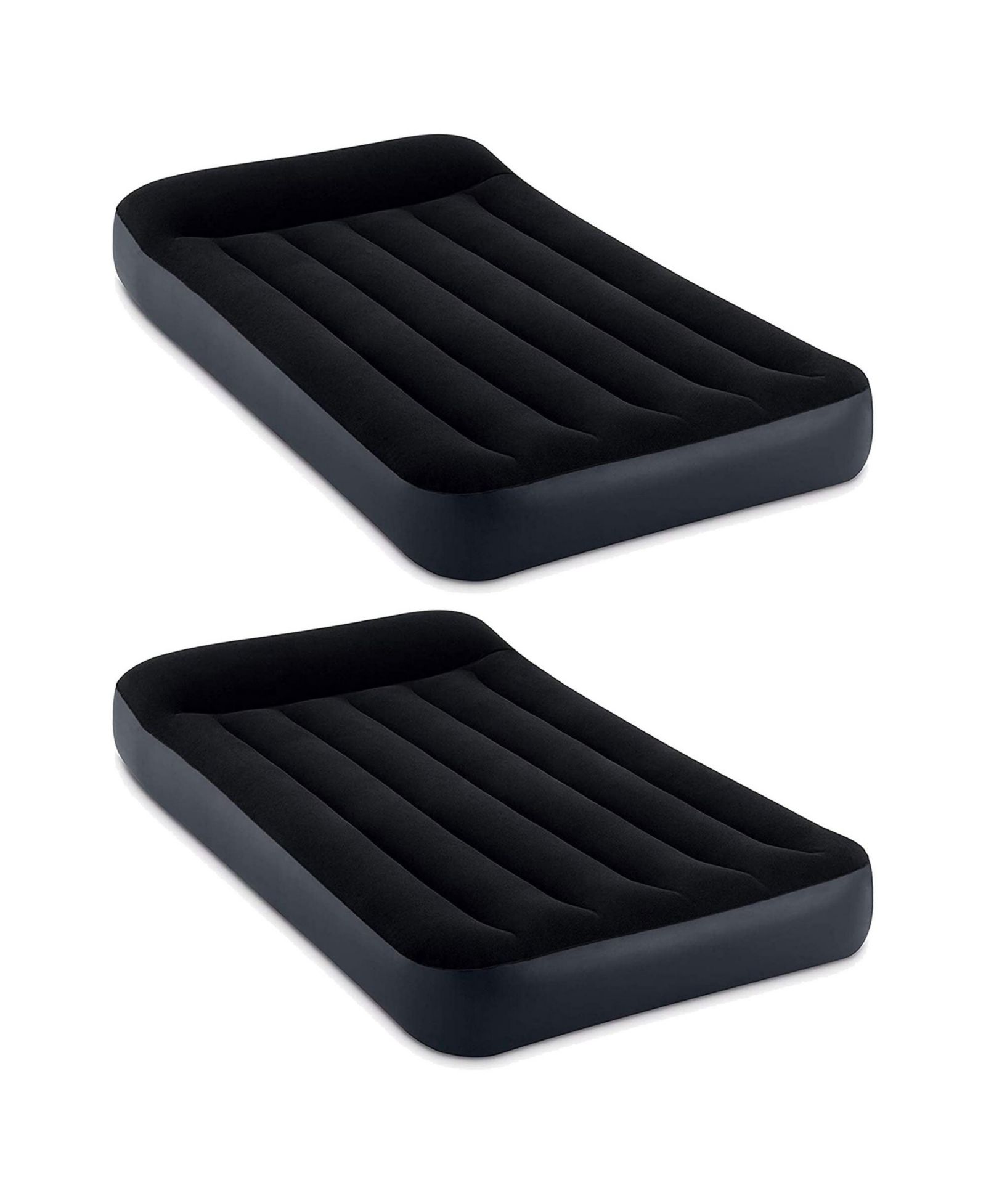 Intex Dura Pillow Rest Classic надувной матрас с насосом Twin (2 Pack)
