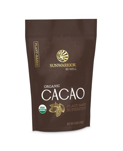 Sunwarrior Be Well Organic Cacao Powder, Plant-Based Superfood, Baking & Smoothie Additive, Sunwarrior, 225g