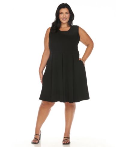 Женское платье White Mark Plus Size Fit and Flare
