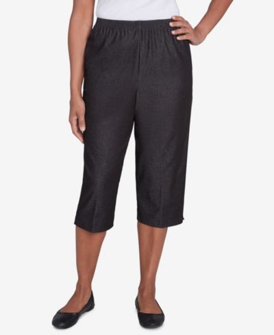 Брюки Alfred Dunner Petite Pull-On Capri Jeans