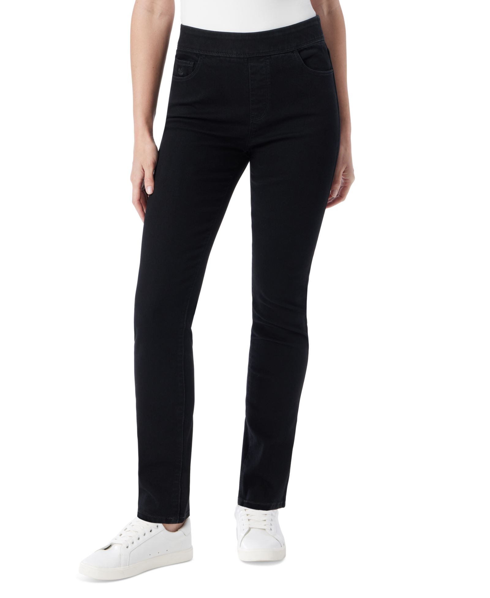 Женские джинсы Gloria Vanderbilt Amanda High-Rise Straight Pull-On