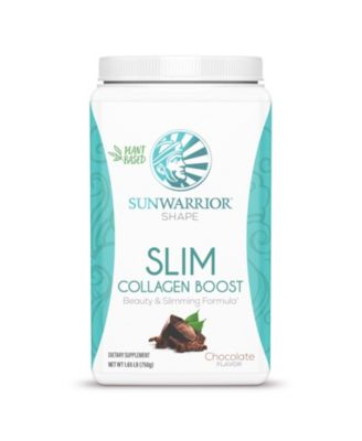 Сыворотка Sunwarrior SLIM Collagen Boost, растительный белок, шоколадный вкус, 750 г