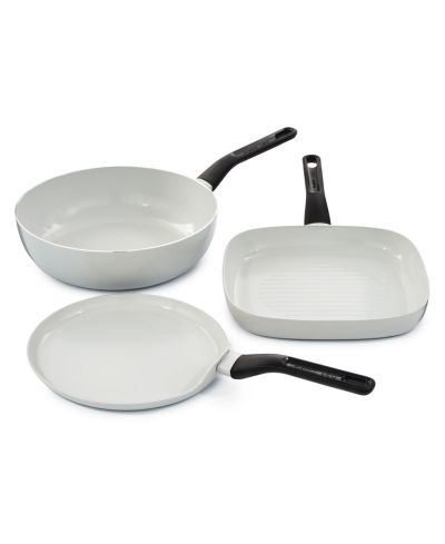 Набор кухонной посуды BergHOFF Leo Glints Ceramic Nonstick, 3 шт., Spirit, Recycled