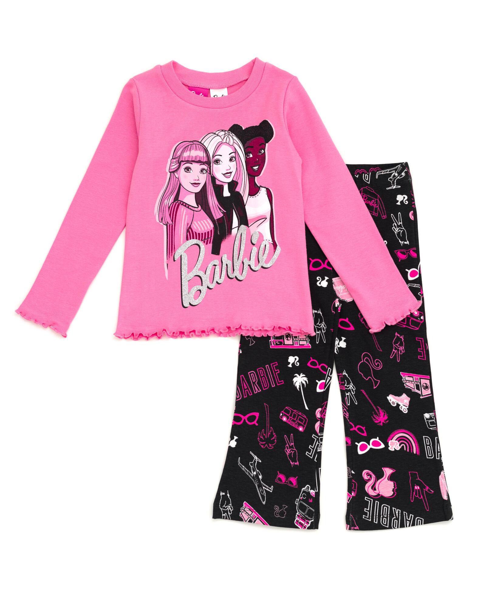 Комплект из футболки и брюк Barbie Toddler Girls