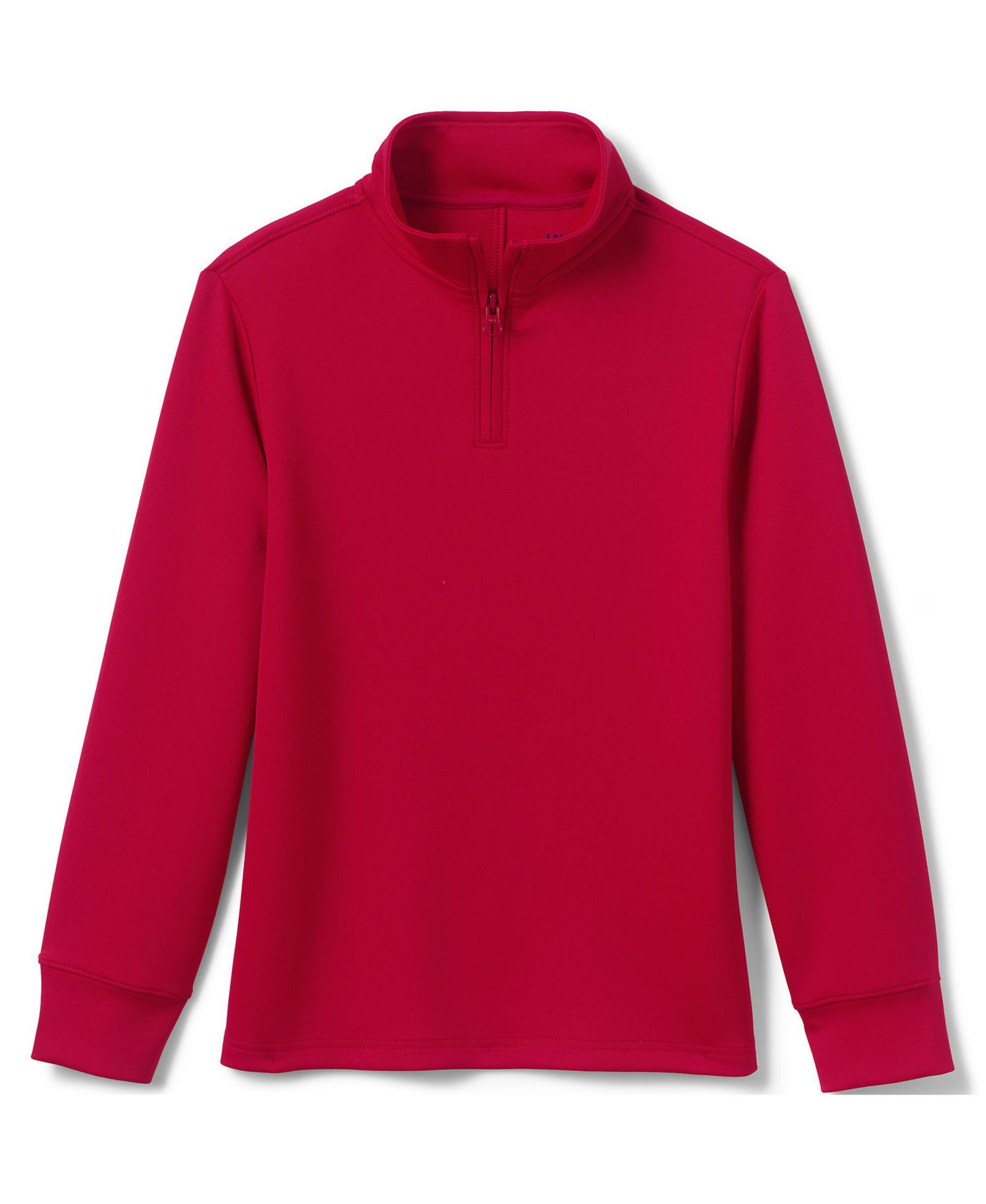 Детский спортивный джемпер Lands' End Active Performance Quarter Zip Pullover