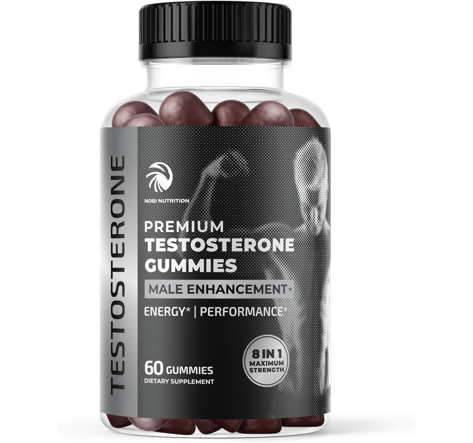 Nobi Nutrition Testosterone Gummy, 60ct