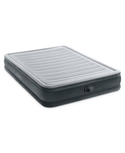 Intex Comfort Deluxe Dura-Beam Надувной матрас с встроенным насосом, Queen