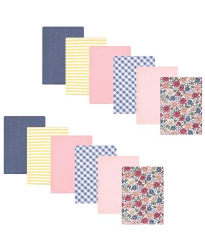 Pink blue pretty floral