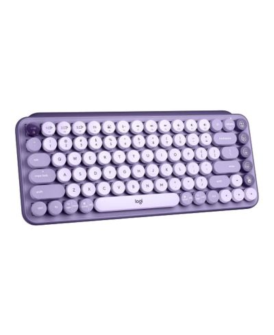 Беспроводная механическая клавиатура Logitech Pop Keys с клавишами Emoji (Cosmos)