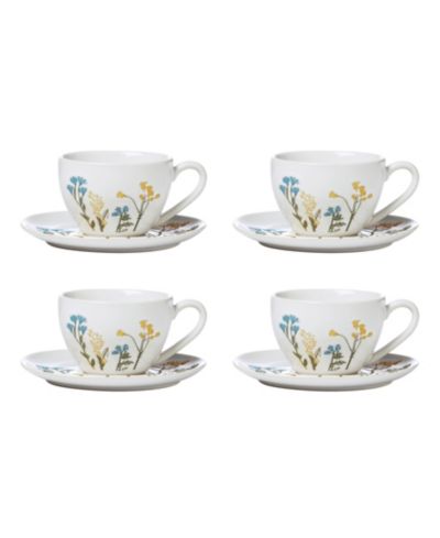 Lenox Wildflowers Чашка и блюдце Espresso, на 4 персоны