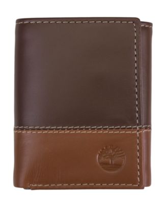 Мужской кожаный кошелек Timberland Two-Tone Trifold