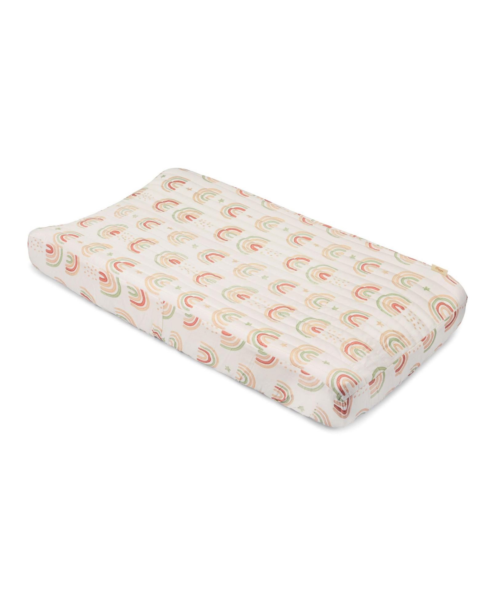 Чехол для сменного коврика Crane Baby Parker Quilted Rainbow для младенцев