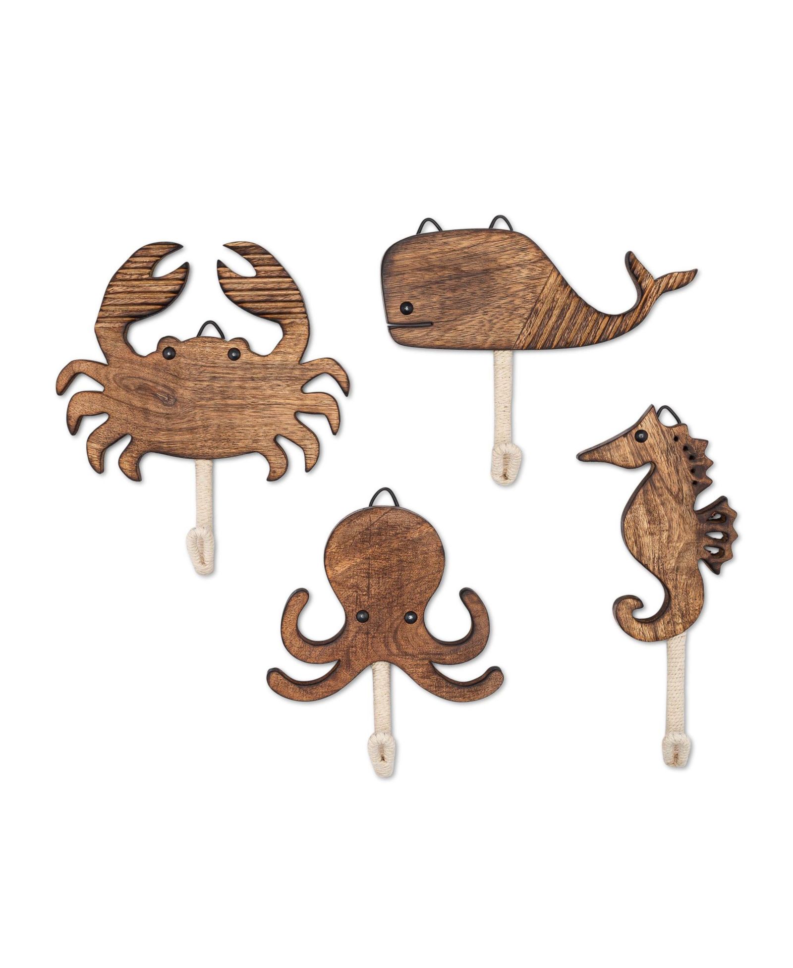 Crane Baby Infants Cove Sea Life Motifs Wall Decor, 4-Pc. Set