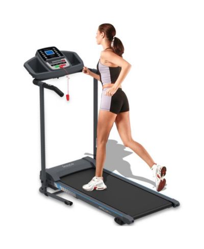 SereneLife Home Fitness Smart Treadmill with Bluetooth and Manual Incline