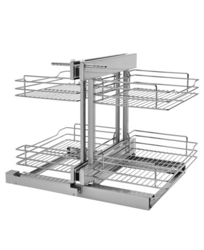 Rev-A-Shelf 18'' Pullout Blind Corner Kitchen Cabinet Organizer, 5PSP-18-CR