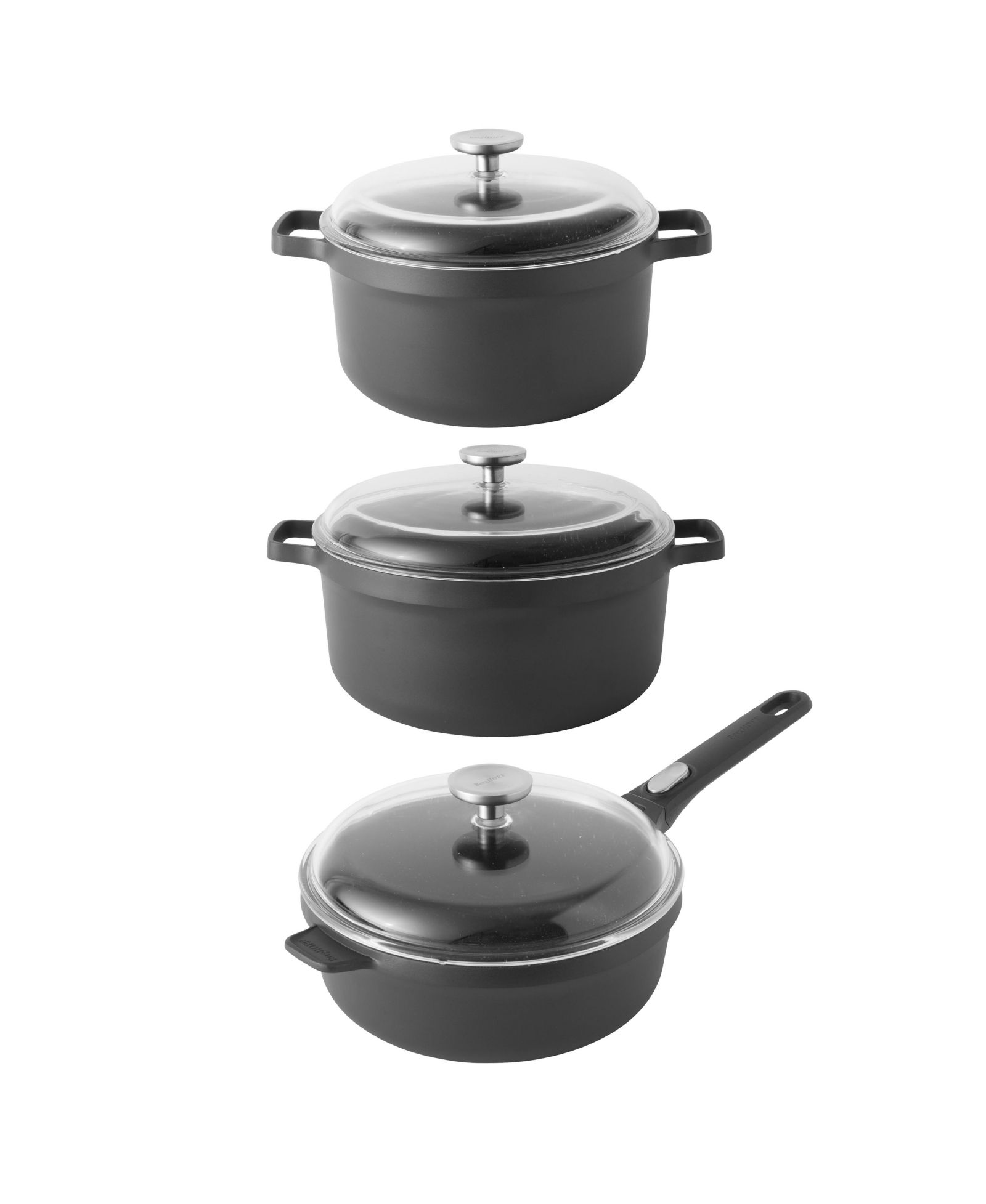 BergHOFF GEM 6Pc Cast Aluminum Nonstick Simmer Cookware Set
