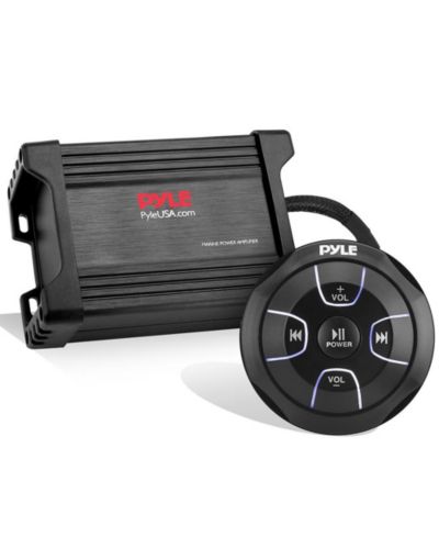 Pyle 2-канальный морской усилитель Bluetooth, водонепроницаемый, 600 Вт