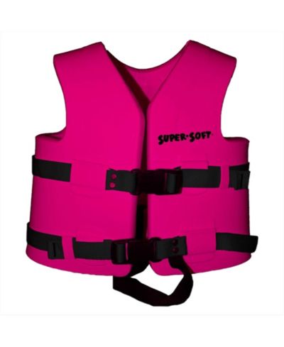 TRC Recreation Super Soft Child Life Jacket Swim Vest, Small, Flamingo Pink