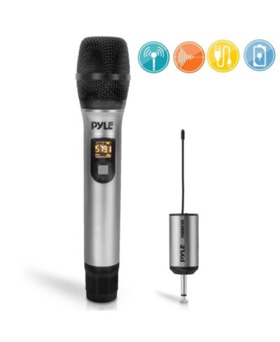 Pyle UHF 16-Channel Wireless Microphone Adapter System