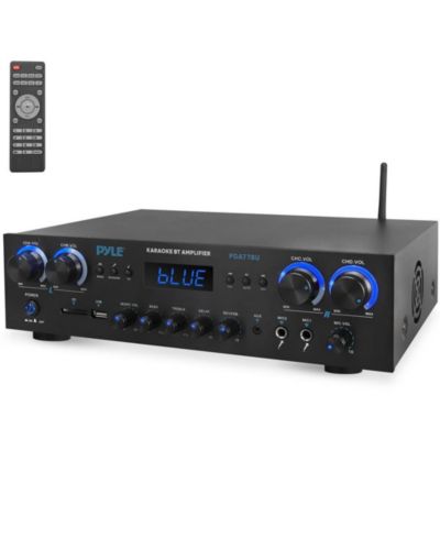 Беспроводной стереоусилитель Pyle Bluetooth с FM радио, MP3/USB/SD/AUX, 800 Watt