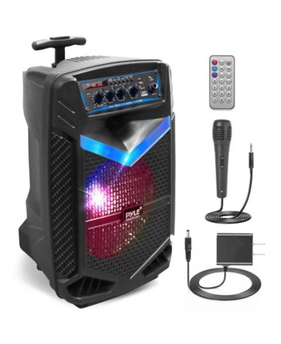 Pyle PPHP842B Rechargeable Bluetooth Portable PA Speaker