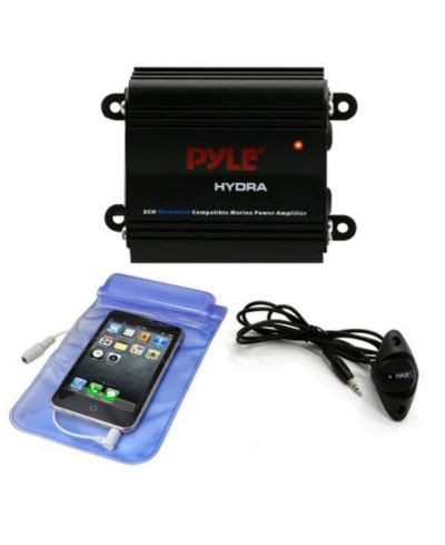 Pyle 2-Channel 300-Watt Bluetooth Marine Waterproof Amplifier