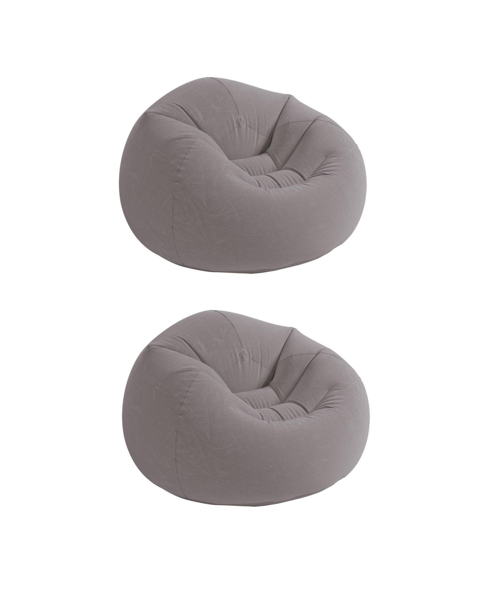 Кресло-мешок Intex Inflatable Contoured Corduroy Gray (2 Pack)