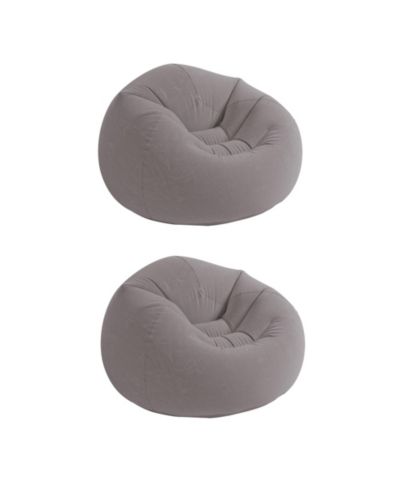 Кресло-мешок Intex Inflatable Contoured Corduroy Gray (2 Pack)
