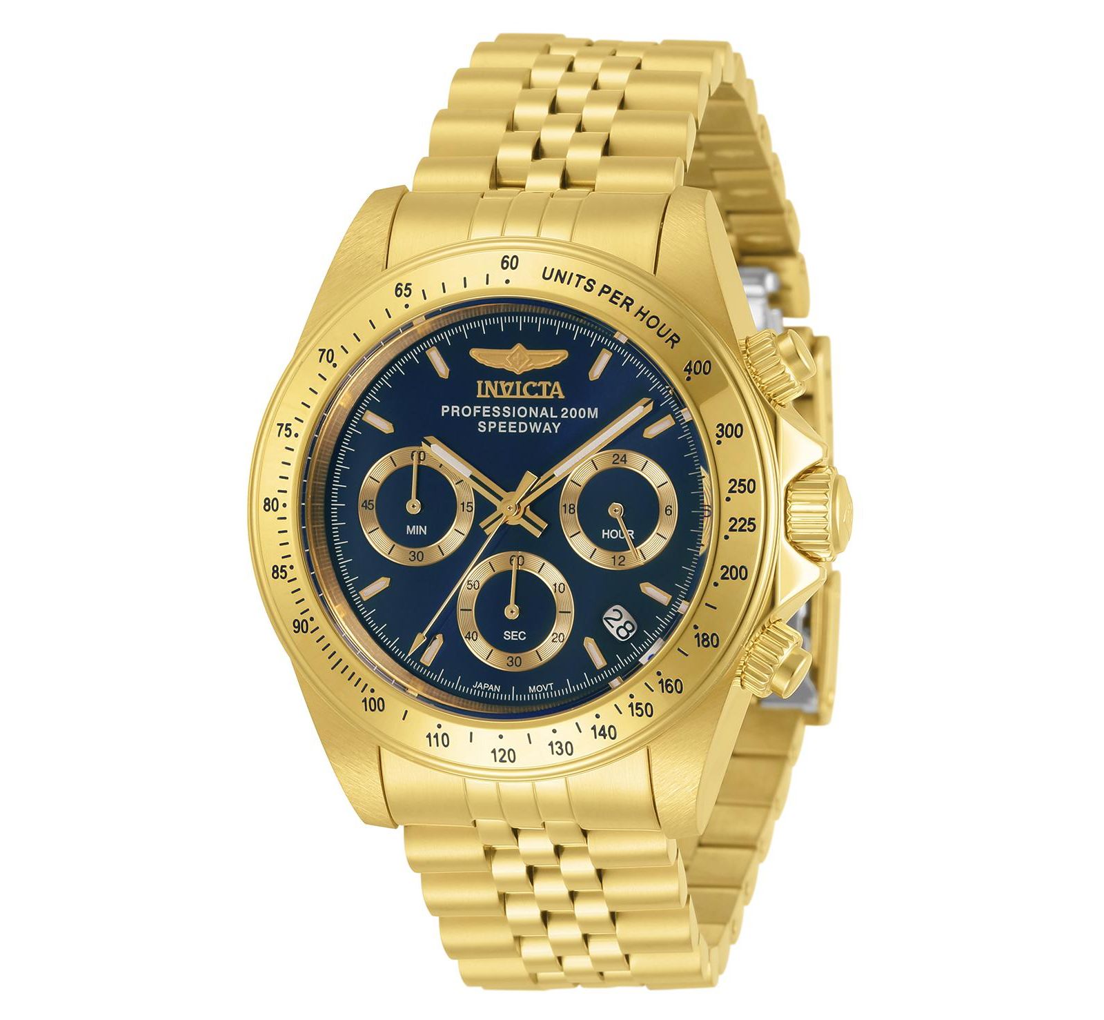 Invicta Men's 30999 Speedway Quartz Chronograph Blue Dial Watch