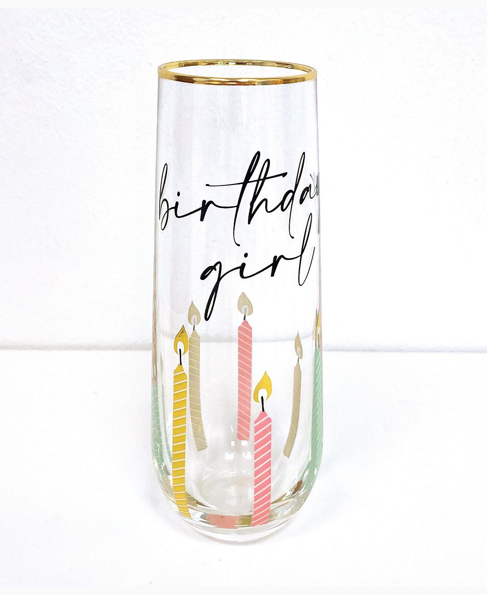 8 Oak Lane Бокал для шампанского Birthday Girl
