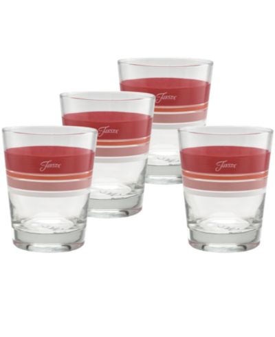 Fiesta Sunset Horizon двойной стакан Old-Fashioned Edgeline, комплект из 4 шт.