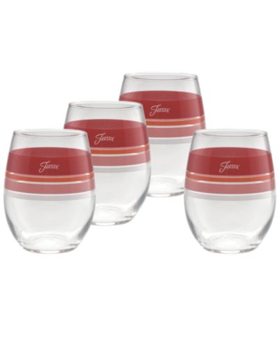 Бокалы для вина Fiesta Sunset Horizon Edgeline Stemless, набор из 4 шт