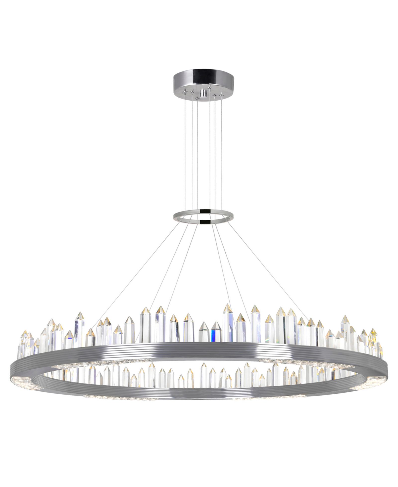 CWI Lighting 6" Metal Agassiz LED Chandelier