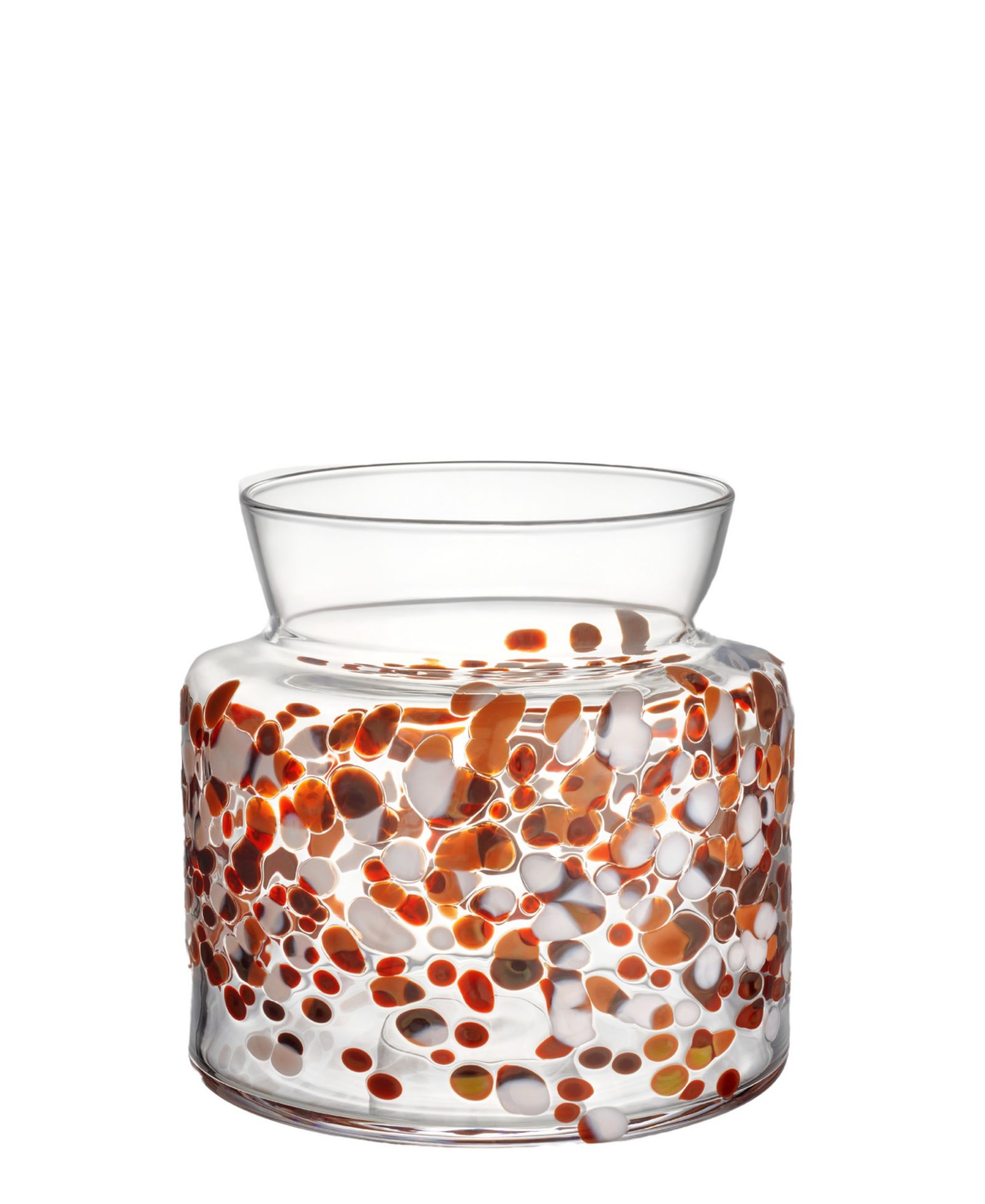 Meadow Fall Wide Crystal Vase