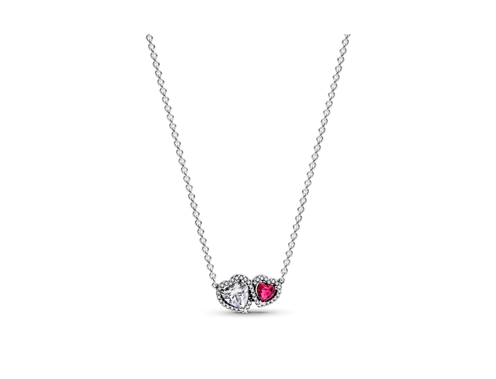 Подвеска-кулон Pandora Sterling Silver Halo Hearts