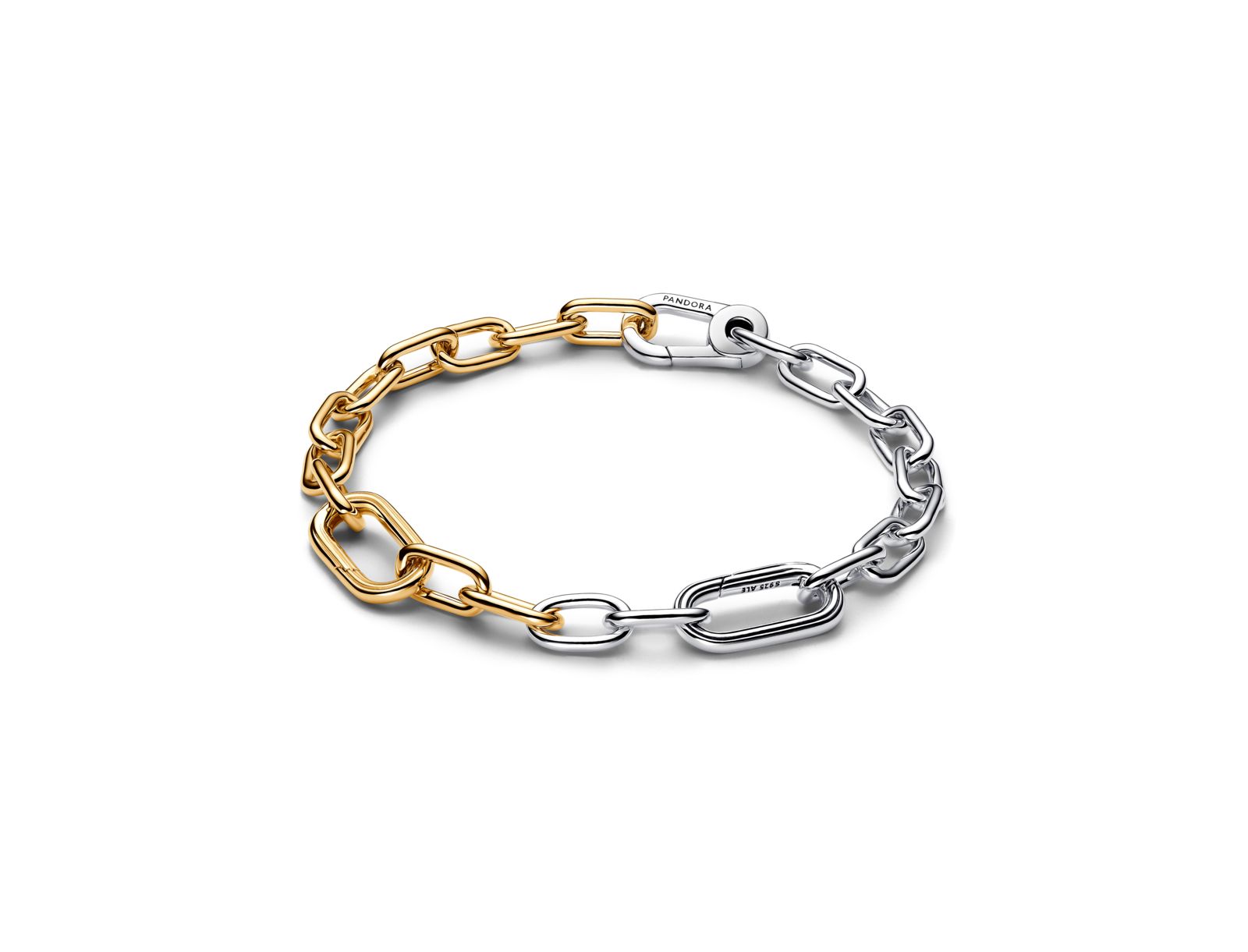 Pandora Two Tone Link Chain Bracelet