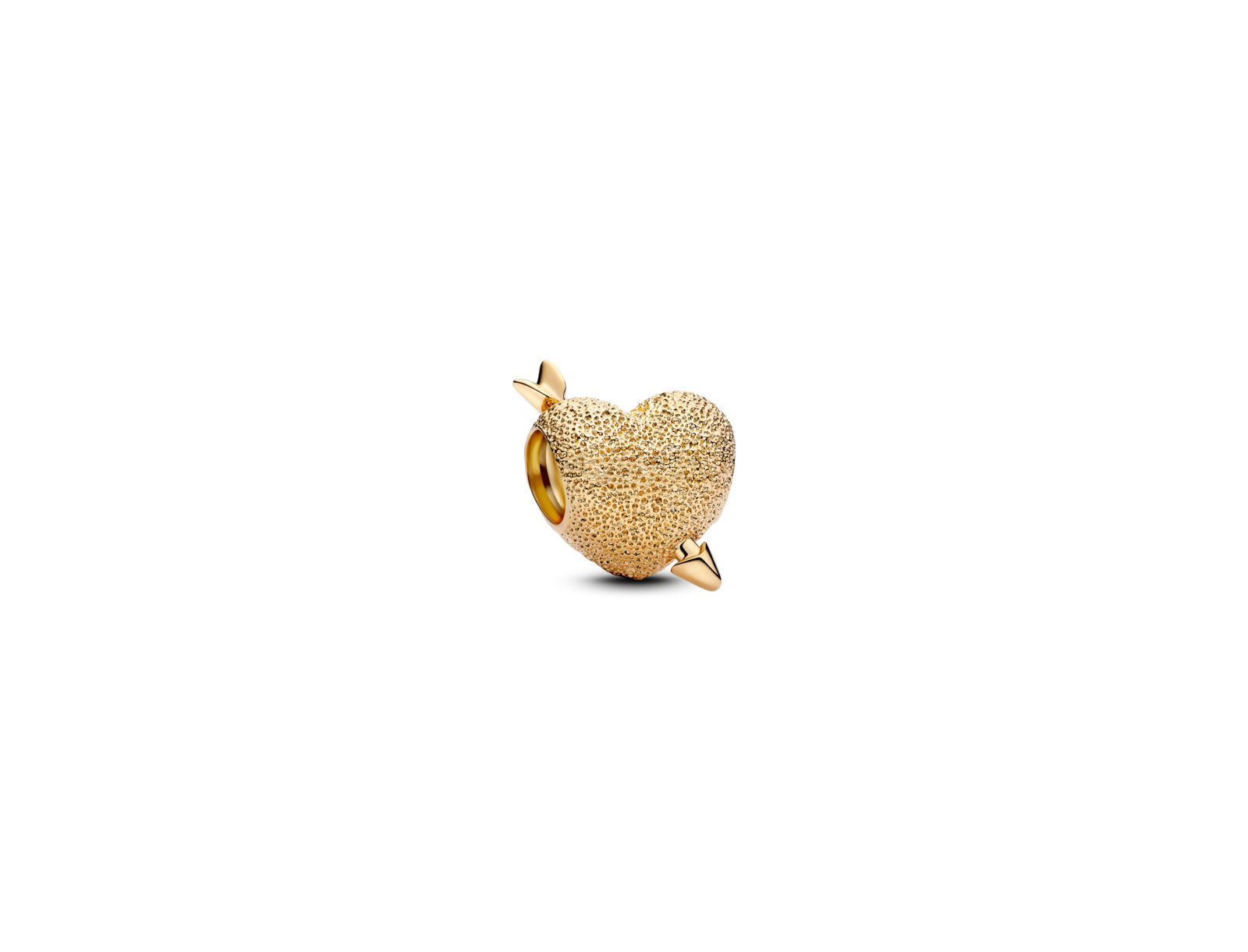 Pandora 14K Gold Plated Cupid Heart Charms