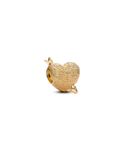 Подвески Pandora Cupid Heart из позолоченного золота 14K
