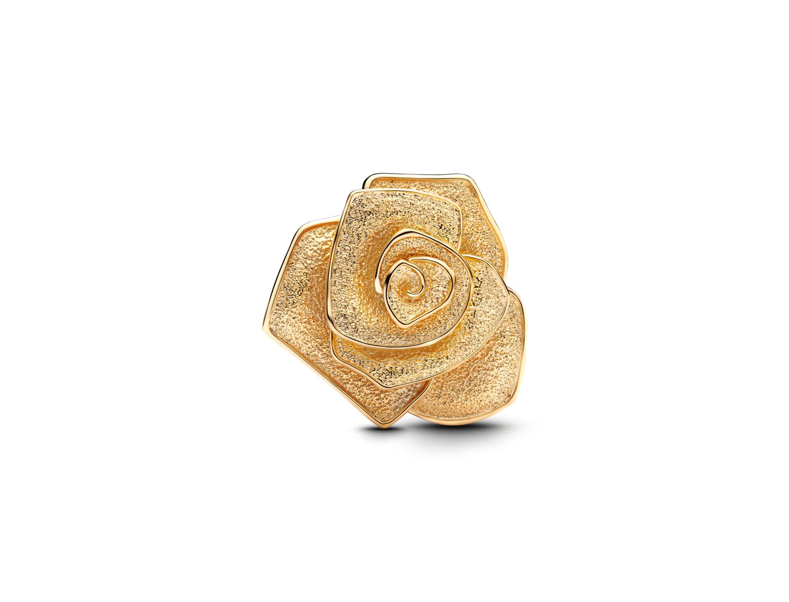 Шармы Pandora 14K Gold Plated Rose Bloom Oversized