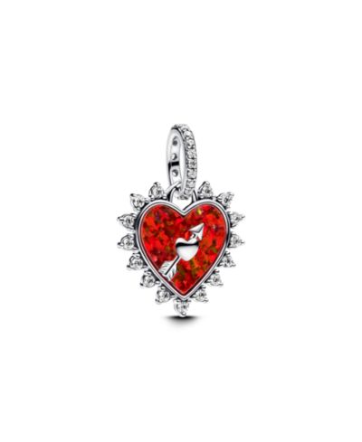 Подвеска Pandora Sterling Silver Spinnable Arrow Heart Dangle Charms