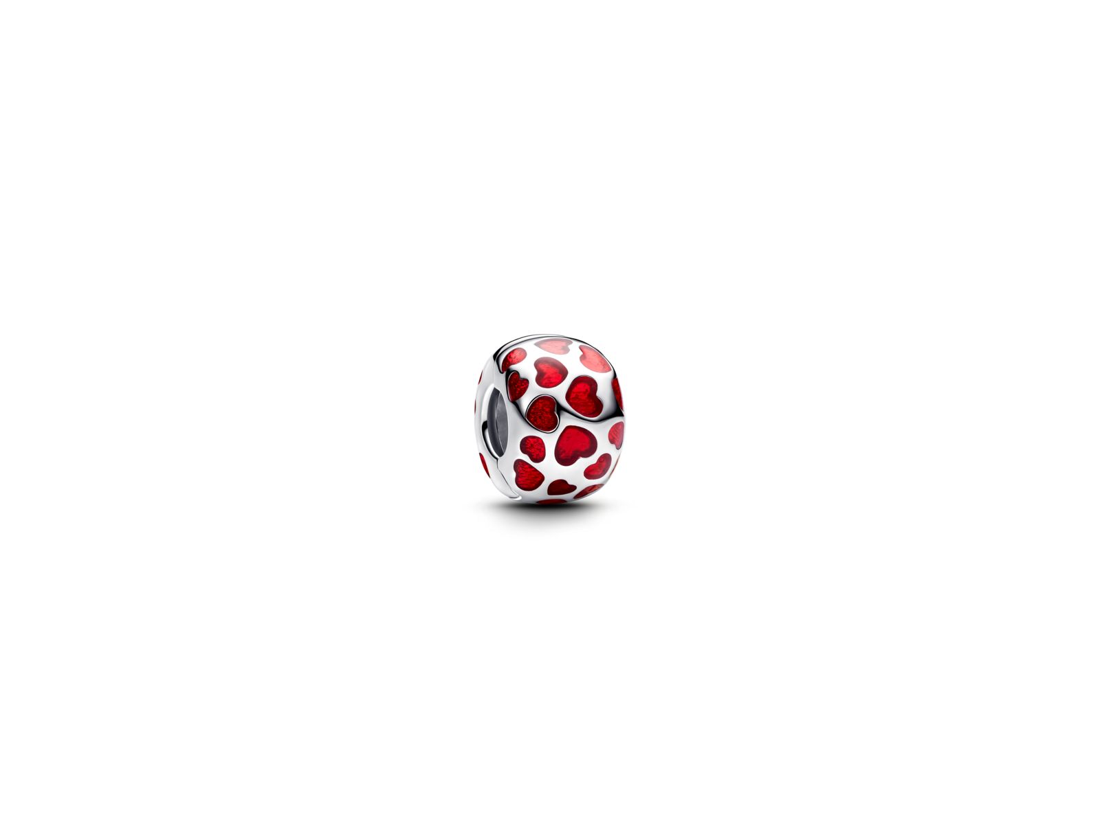 Шармы Pandora Sterling Silver Hearts Round Clip