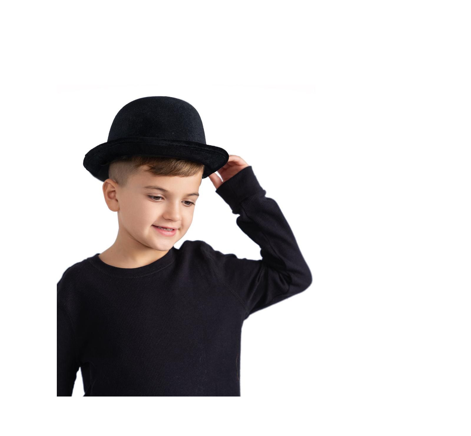 Детская бархатная шляпка Dress Up America Black