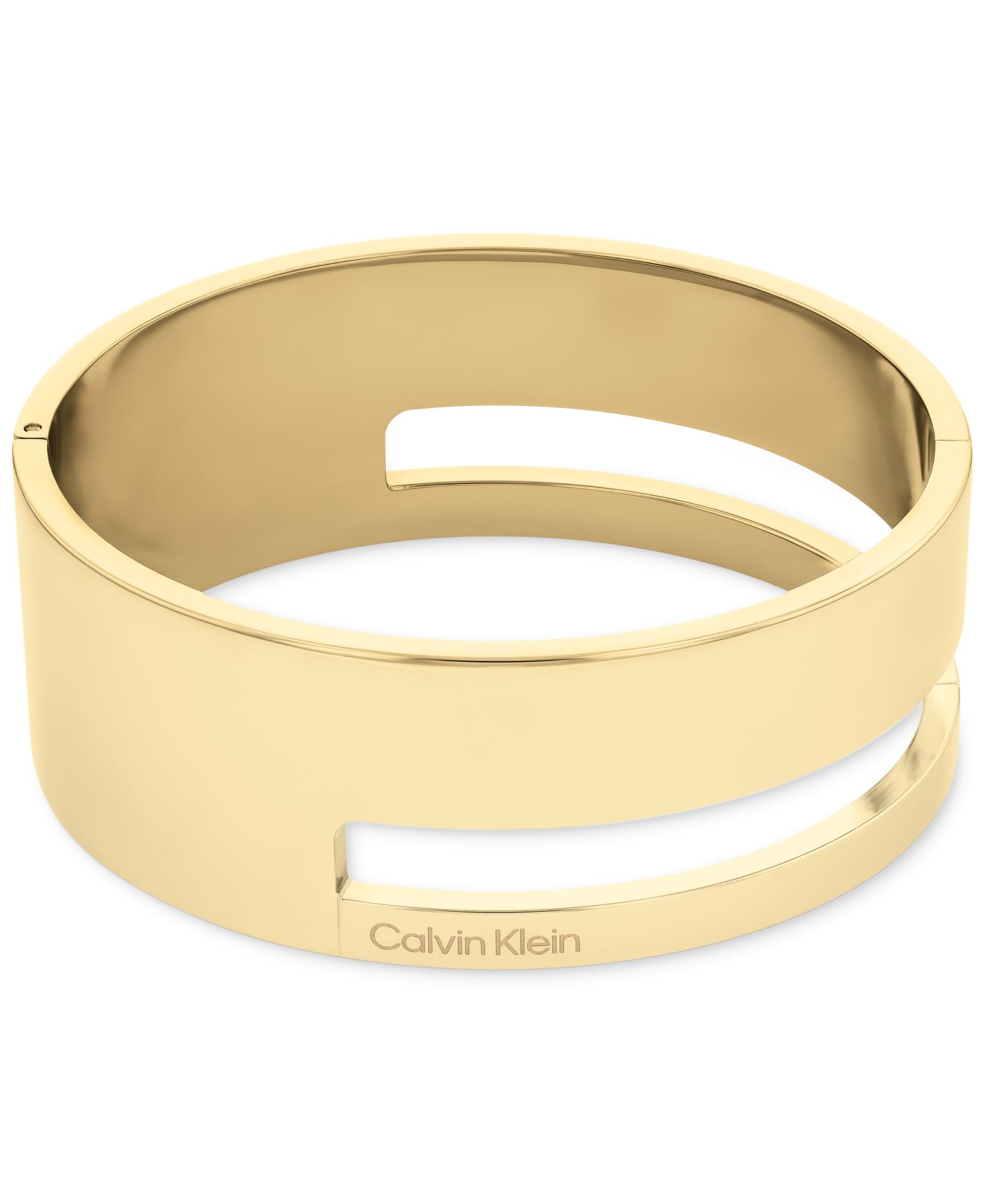Браслет-бэнгл Calvin Klein Two-Tone Stainless Steel Geometric